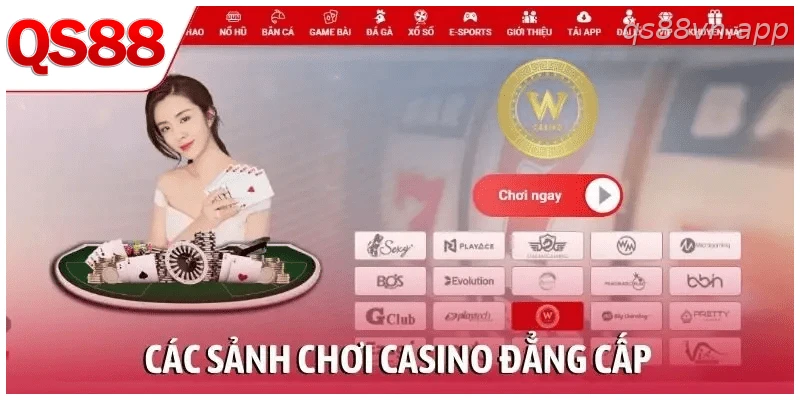 Các sảnh chơi casino đẳng cấp